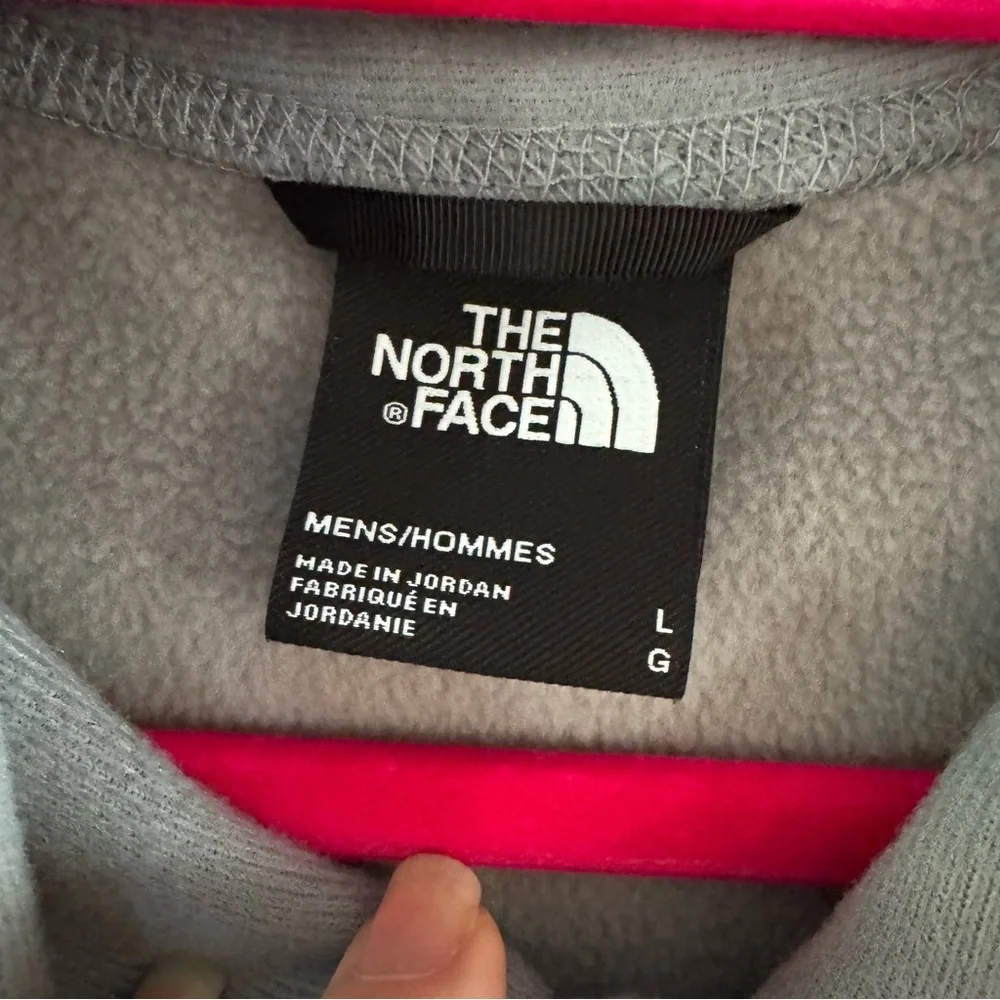The North Face Canyonlands Fleece Vest Men’s Large Gray Heathered Full Zip